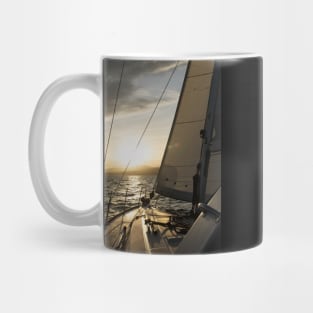 Sailing into the Sunset Mug